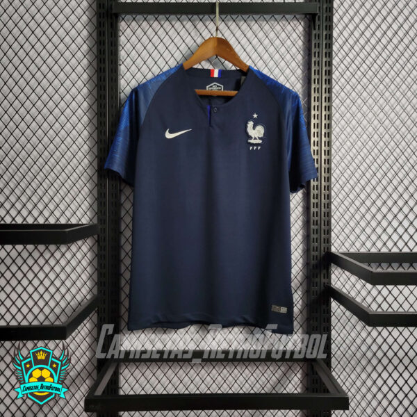 Camiseta Retro Francia 2018 Local