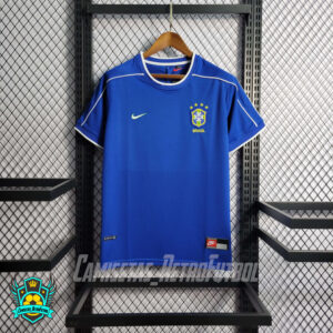 Camiseta Retro Brasil 1998 Visitante 