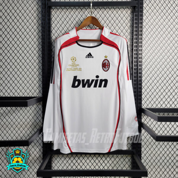 Camiseta Retro AC Milan 2006/2007 Visitante (Manga Larga)