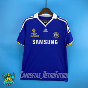 Camiseta Retro Chelsea FC 2008 UCL Final 