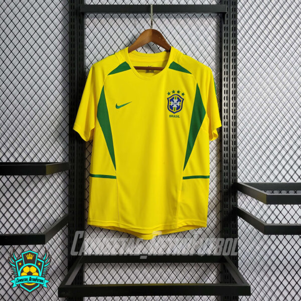 Camiseta Retro Brasil 2002 Local