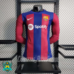 Camiseta FC Barcelona 2023/2024 Local (Player Version) (manga larga)