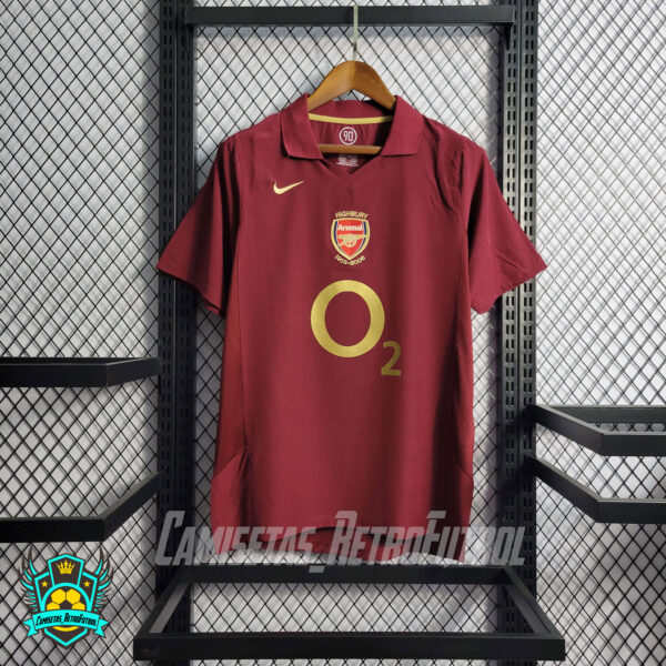 Camiseta Retro Arsenal FC 2005/2006 Local