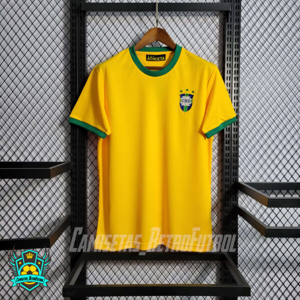 Camiseta Retro Brasil 1970/1972 Local