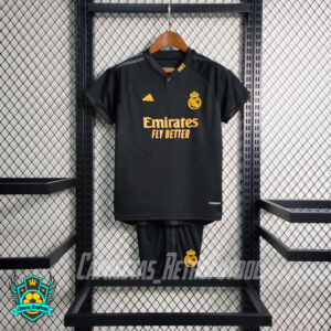 Camiseta y pantalón niños Real Madrid CF 2023/2024 Tercera