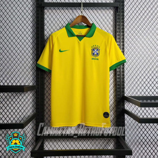 Camiseta Retro Brasil 2019/2020 Local