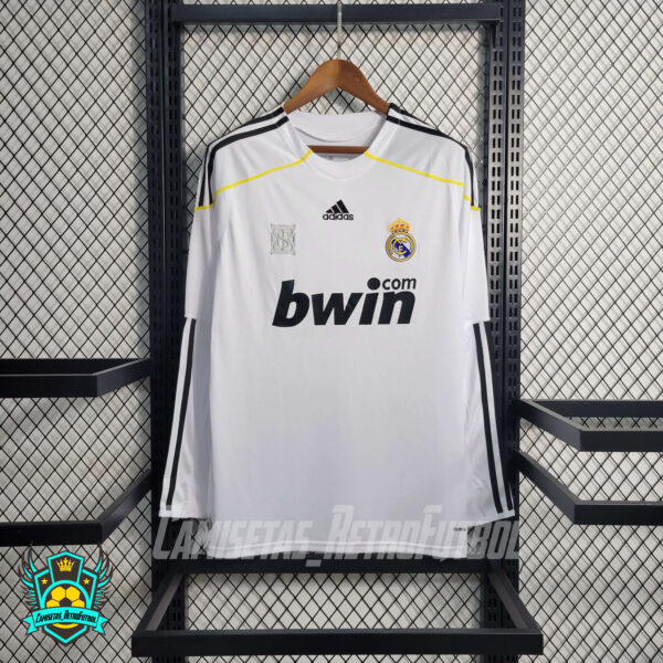 Camiseta Retro Real Madrid CF 2009/2010 Local (Manga Larga)