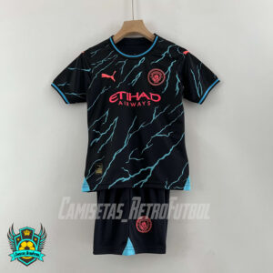 Camiseta y pantalón niños Manchester City 2023/2024 Tercera