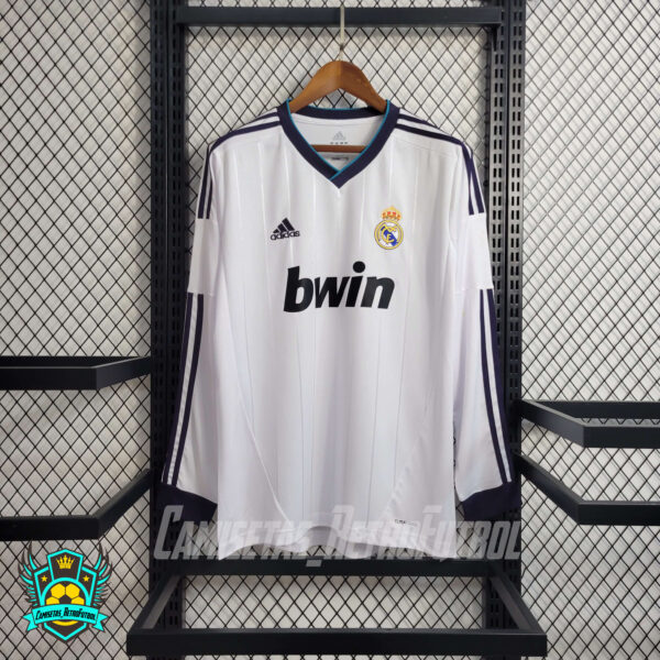 Camiseta Retro Real Madrid CF 2012/2013 Local (Manga Larga)